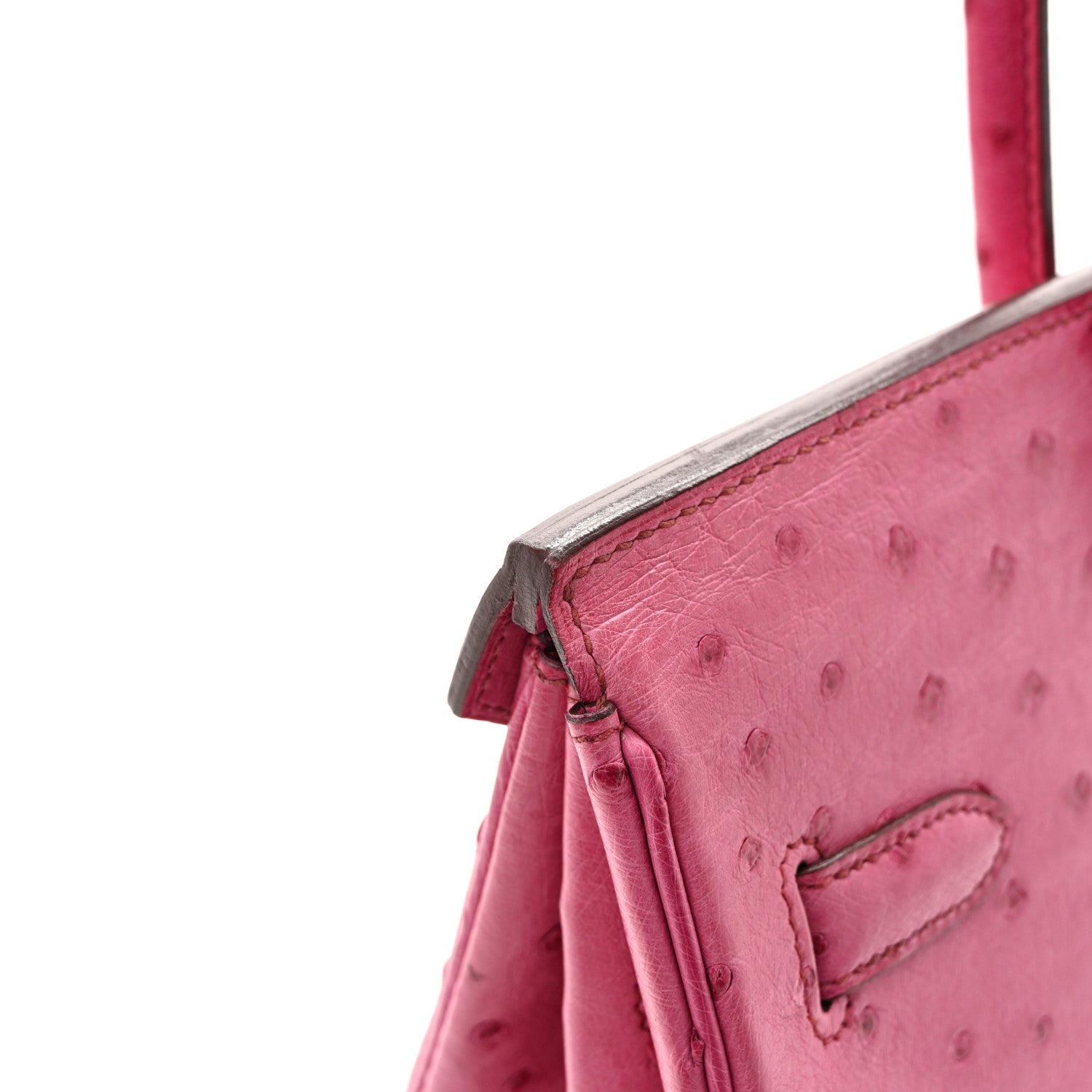 Hermes Ostrich Birkin 35 Fuchsia 13 of 17