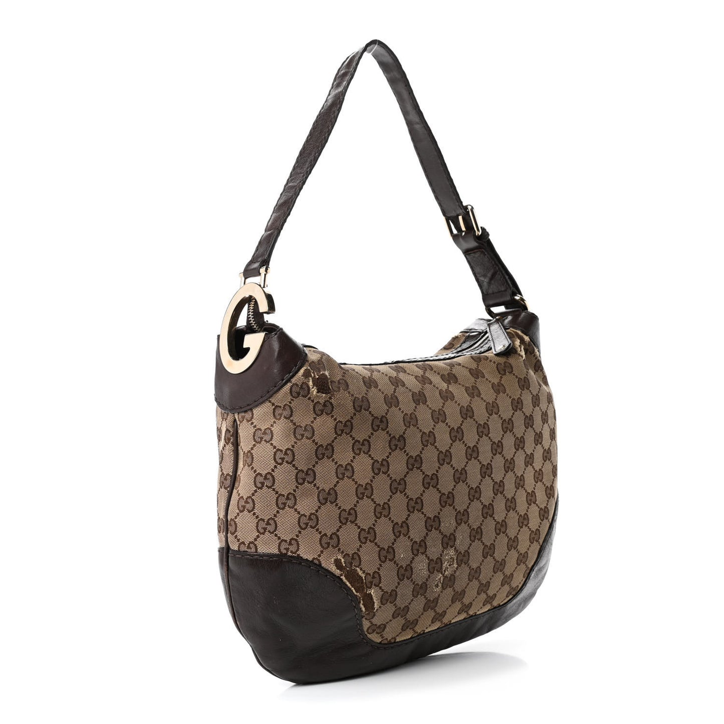 Monogram Medium Charlotte Hobo Brown