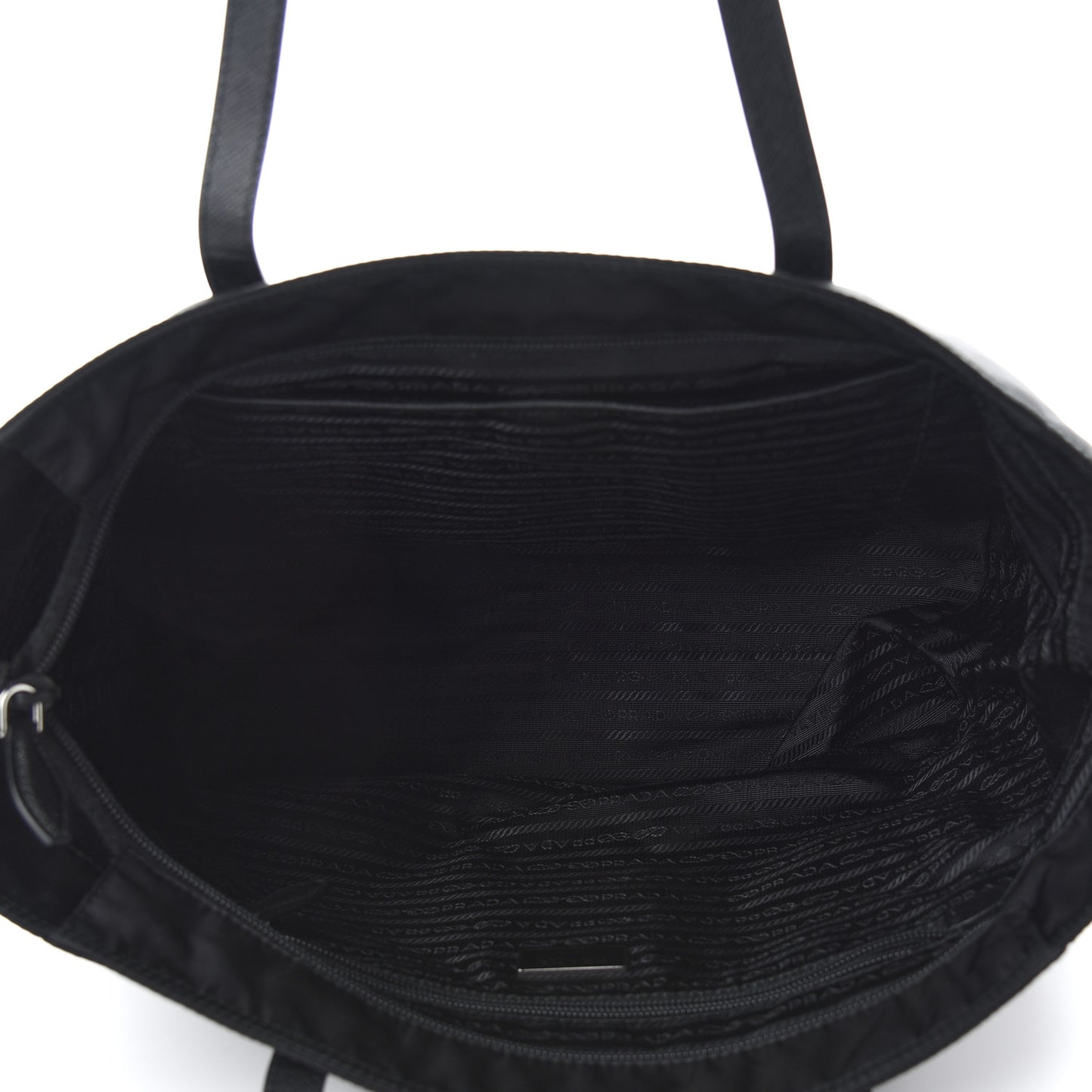 Tessuto Nylon Saffiano Tote Black