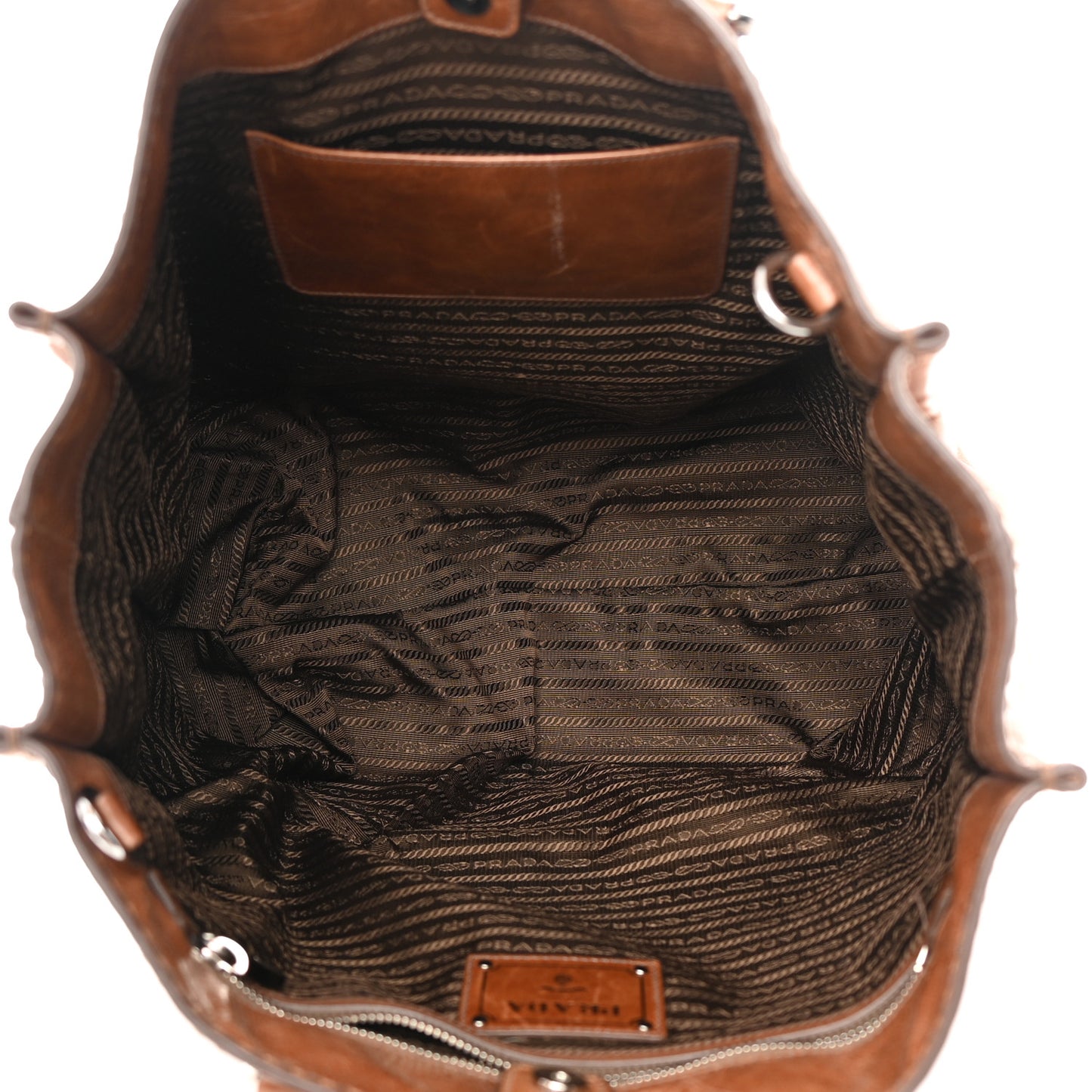 Vitello Shine Tote Palissandro