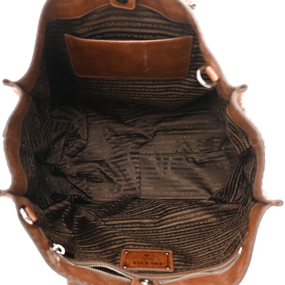 Prada Vitello Shine Tote Palissandro 5 of 16