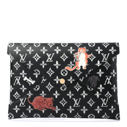 Louis Vuitton Catogram Large Kirigami Pochette Black 1 of 7