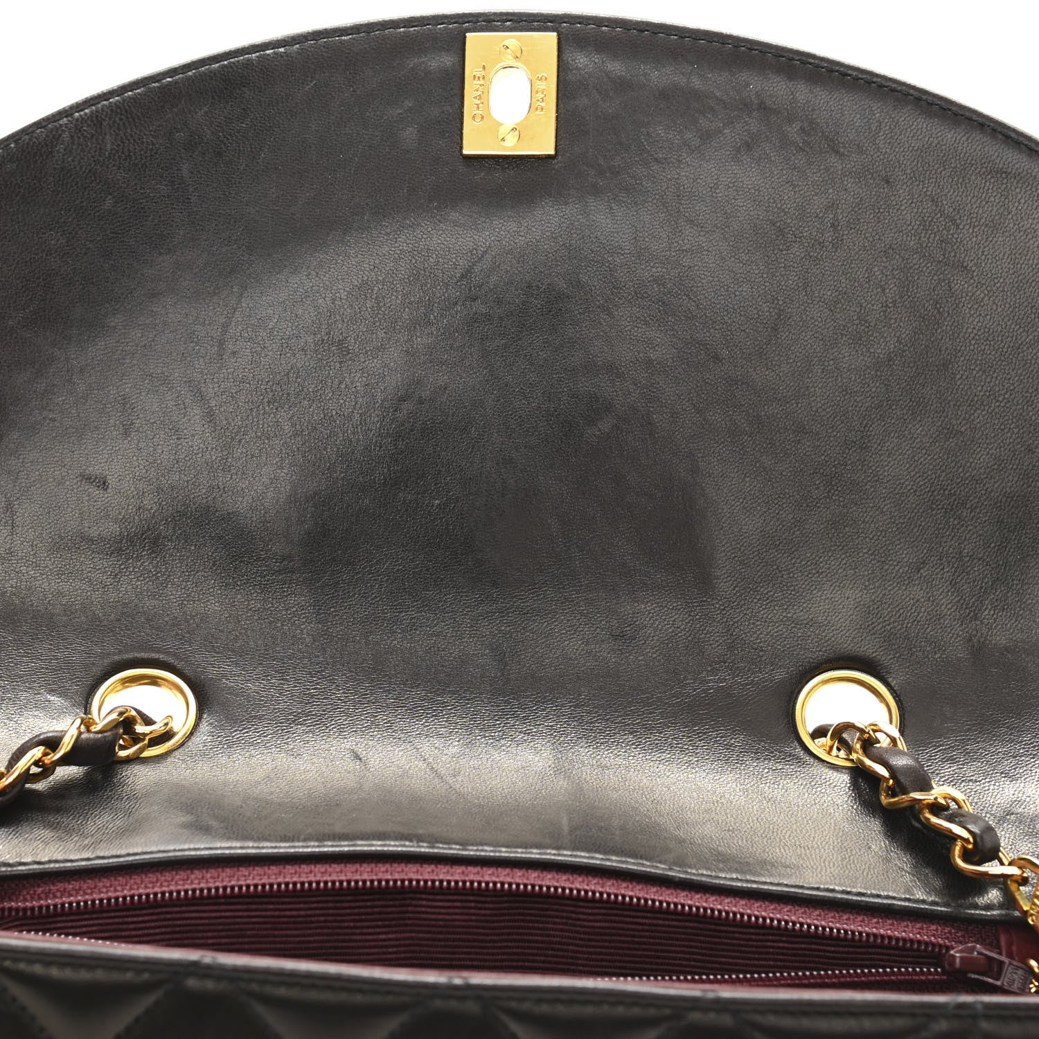 Chanel Lambskin Quilted Small Single Flap Brown 11 of 11