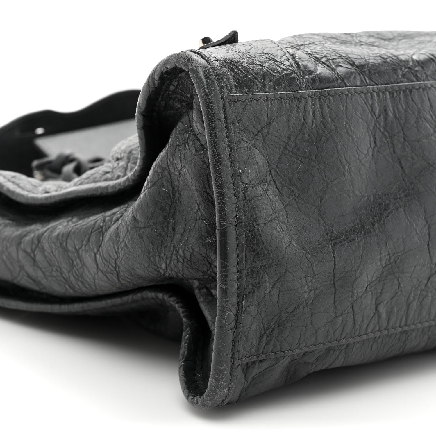 Balenciaga Agneau Classic Silver Hardware City Gris Fossile Anthracite 9 of 15