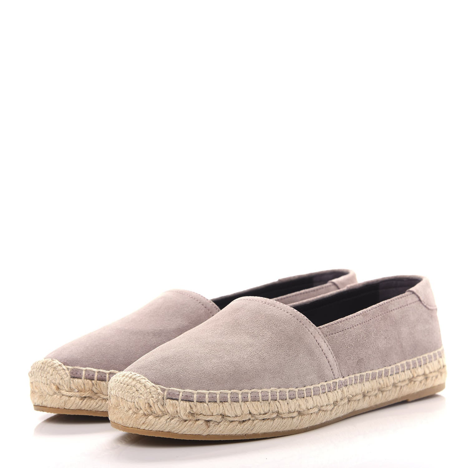 Saint Laurent Suede Espadrilles 37.5 Rose Antique 3 of 11
