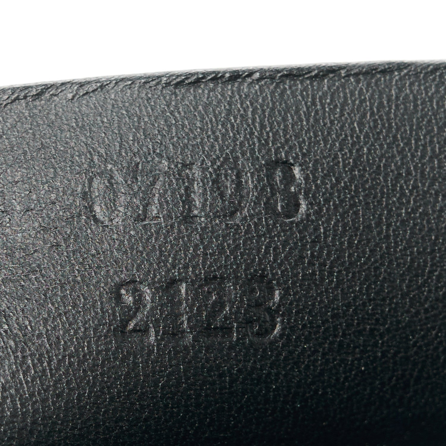 Gucci Denim Monogram Boat Pochette Black 7 of 10