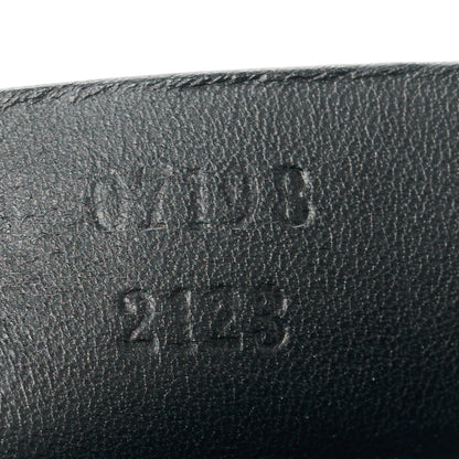 Gucci Denim Monogram Boat Pochette Black 7 of 10