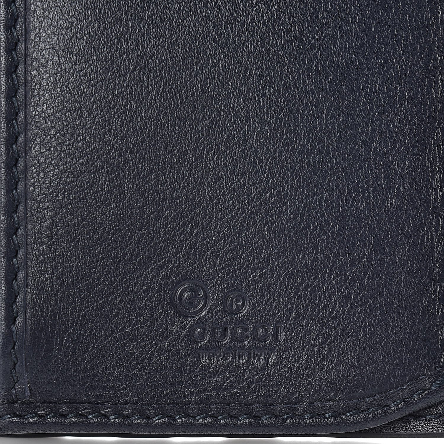 Gucci Microguccissima Bi-Fold Organizer Wallet Blue 6 of 7