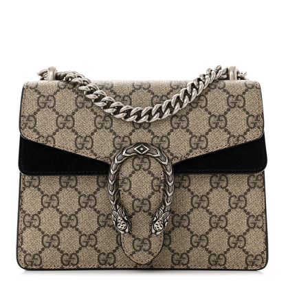Gucci GG Supreme Monogram Mini Dionysus Shoulder Bag Black 1 of 11