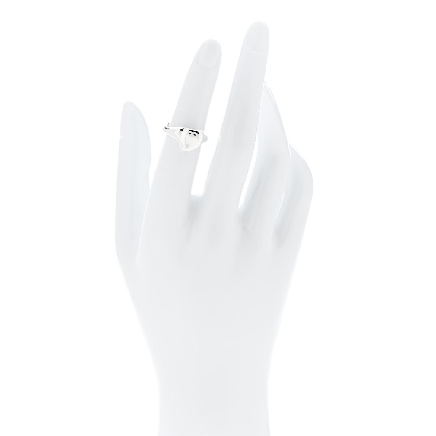 Sterling Silver Elsa Peretti Full Heart Ring 49 4.75