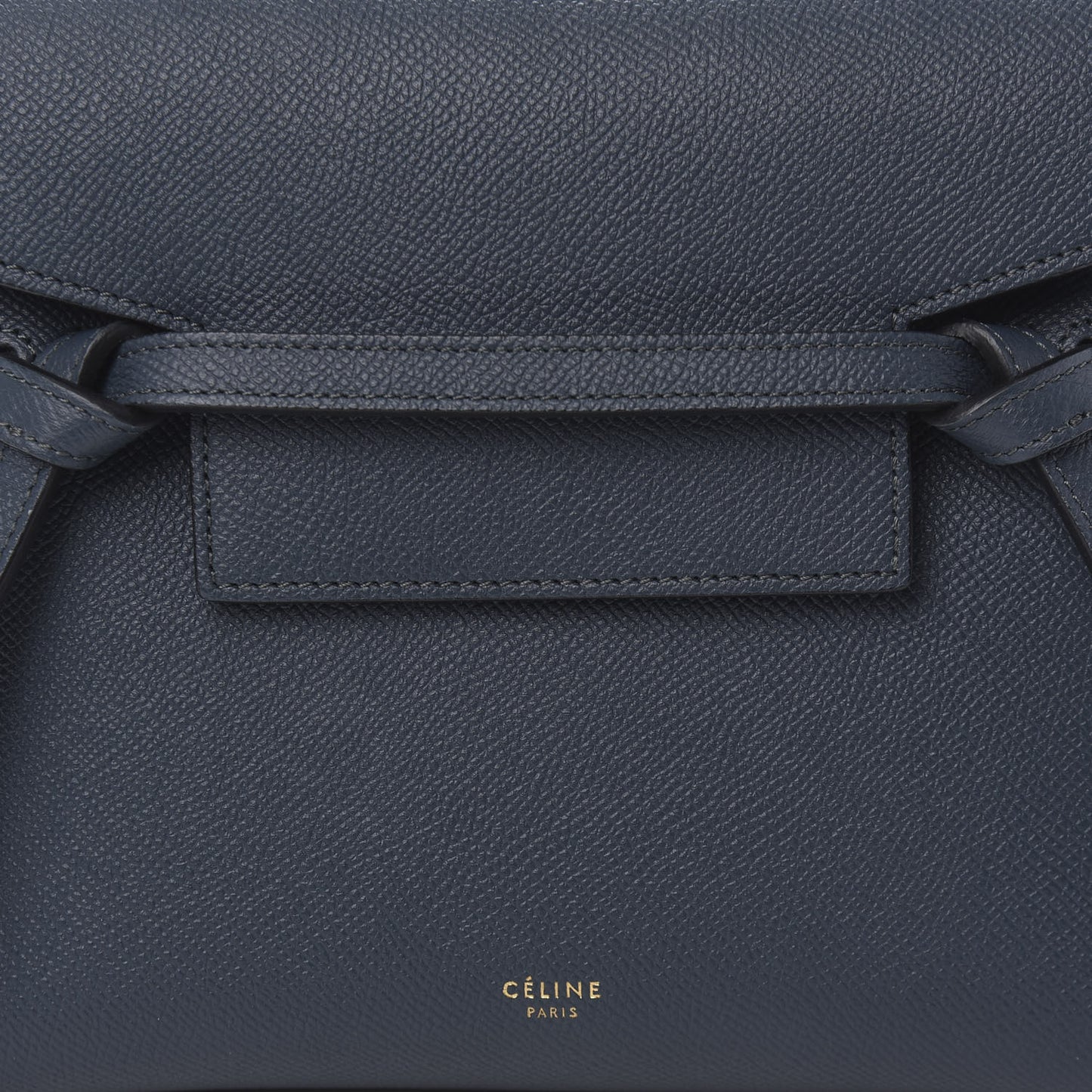 Grained Calfskin Nano Belt Bag Slate