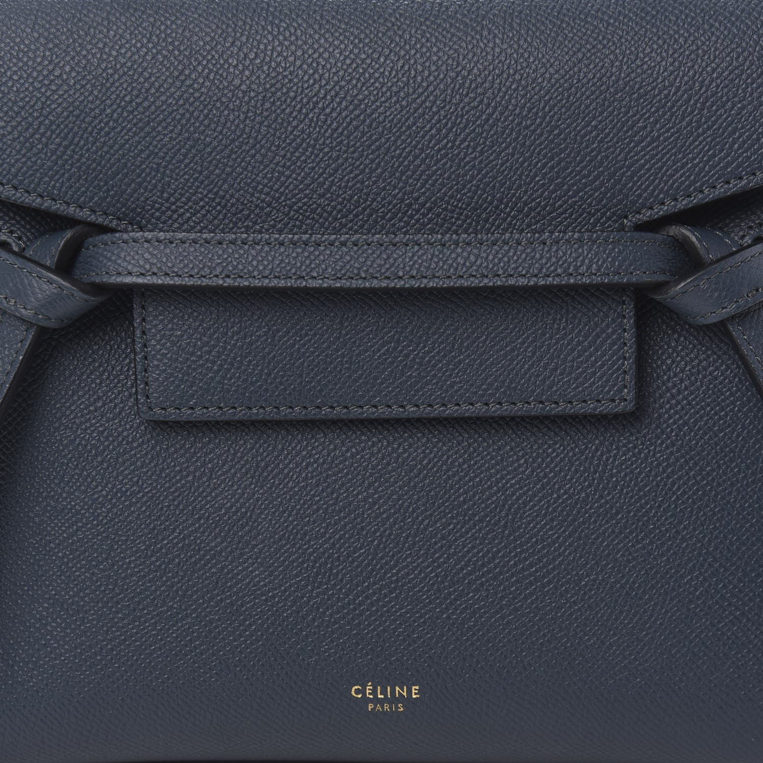 Celine Grained Calfskin Nano Belt Bag Slate 8 of 8