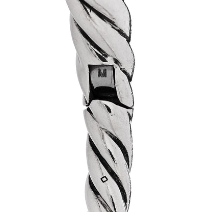 David Yurman Sterling Silver 9.5mm Pure Form Cable Bracelet 4 of 4