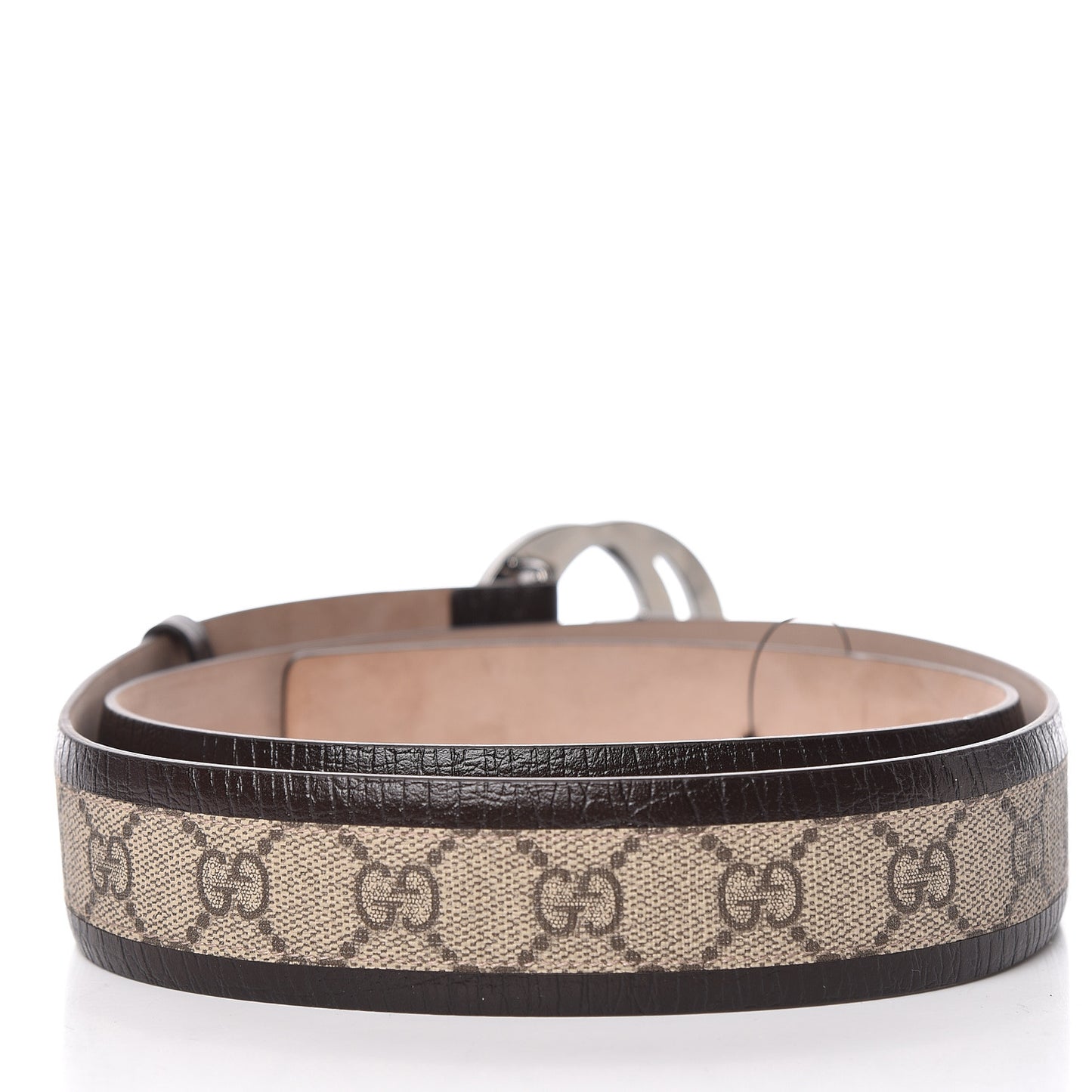 GG Supreme Monogram Niagara Lux Calfskin Interlocking G 40mm Belt 105 42 Beige Ebony Cocoa