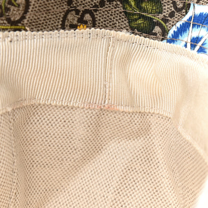Gucci GG Supreme Monogram Flora Fedora Hat M Yellow 10 of 11