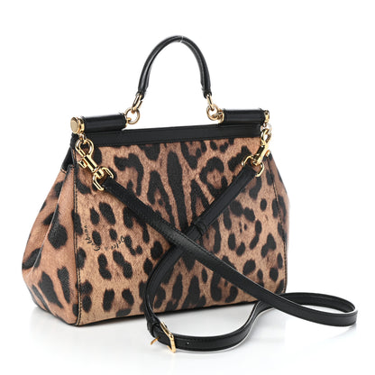 Dolce & Gabbana Leo Crepe Medium Miss Sicily Satchel Naturale 3 of 10