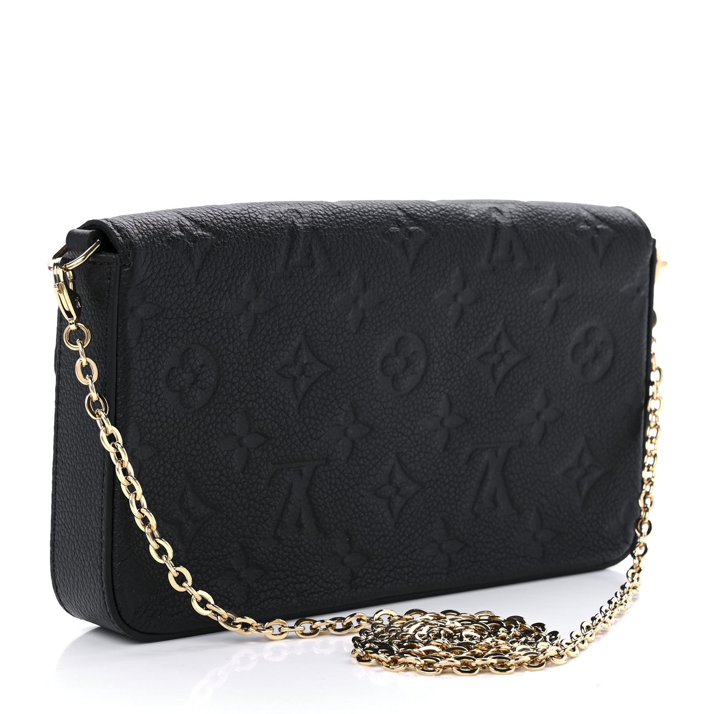 Empreinte Pochette Felicie Chain Wallet Black
