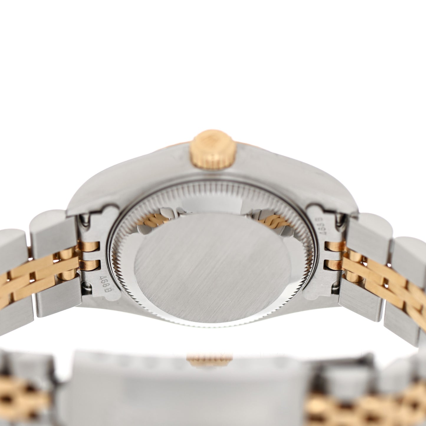 Stainless Steel 18K Yellow Gold Diamond 26mm Oyster Perpetual Datejust Watch Black 79173