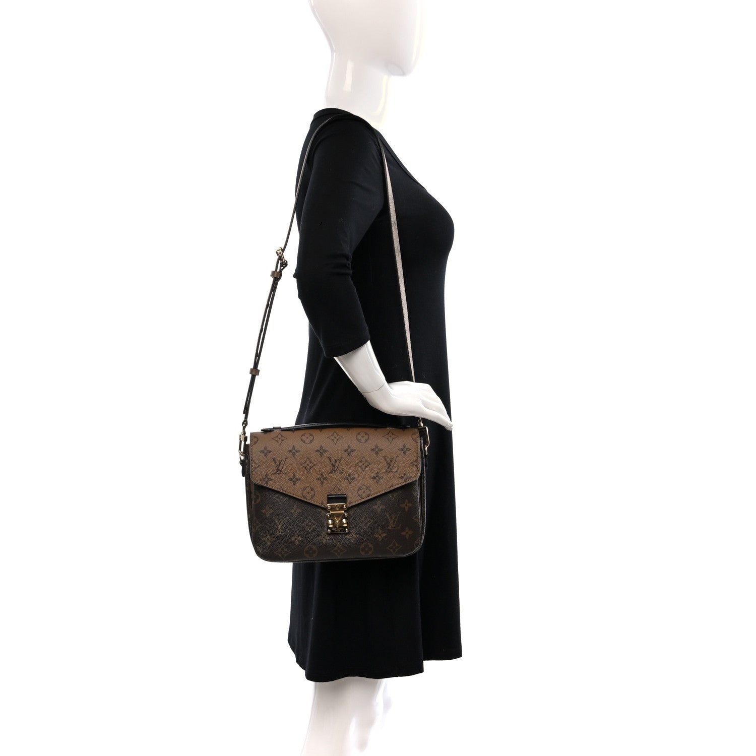 Louis Vuitton Reverse Monogram Pochette Metis 2 of 8