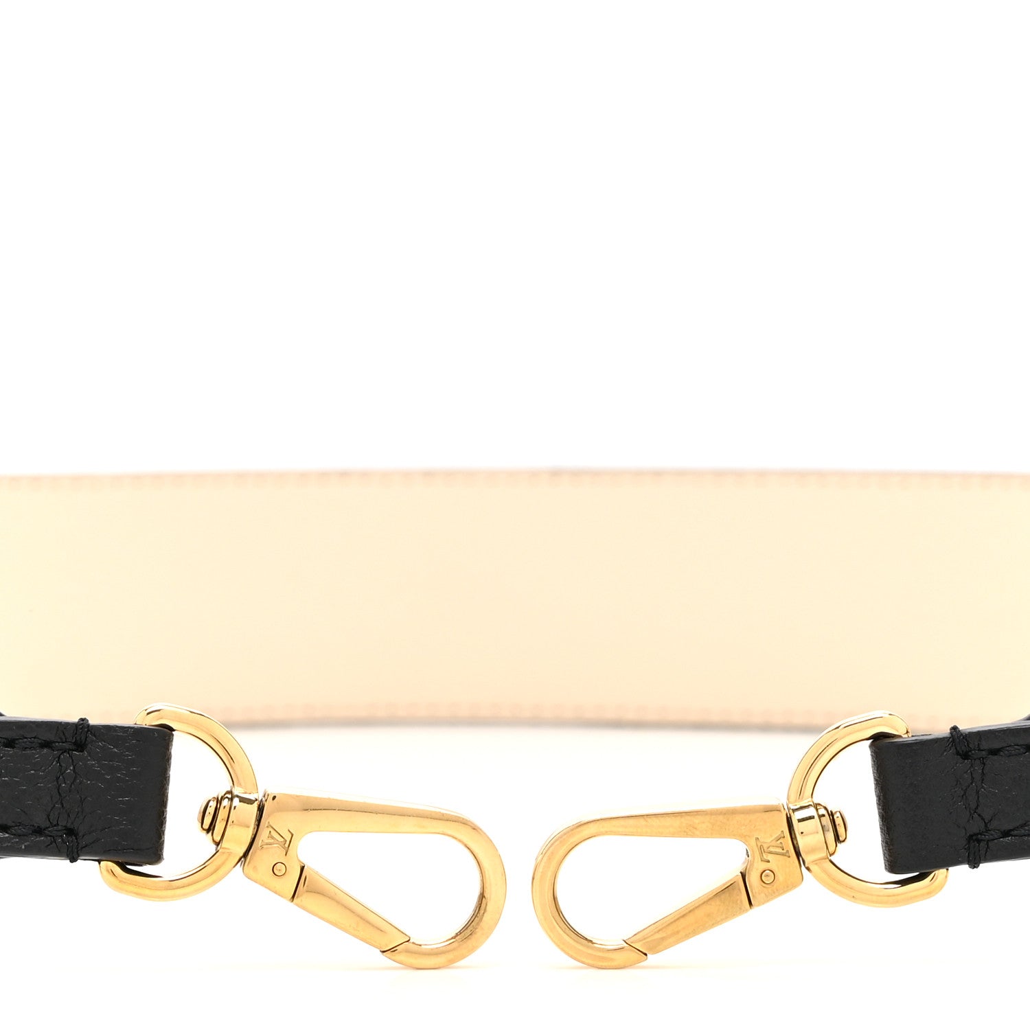 Louis Vuitton Empreinte Monogram Bandouliere Shoulder Strap Black Beige 5 of 5