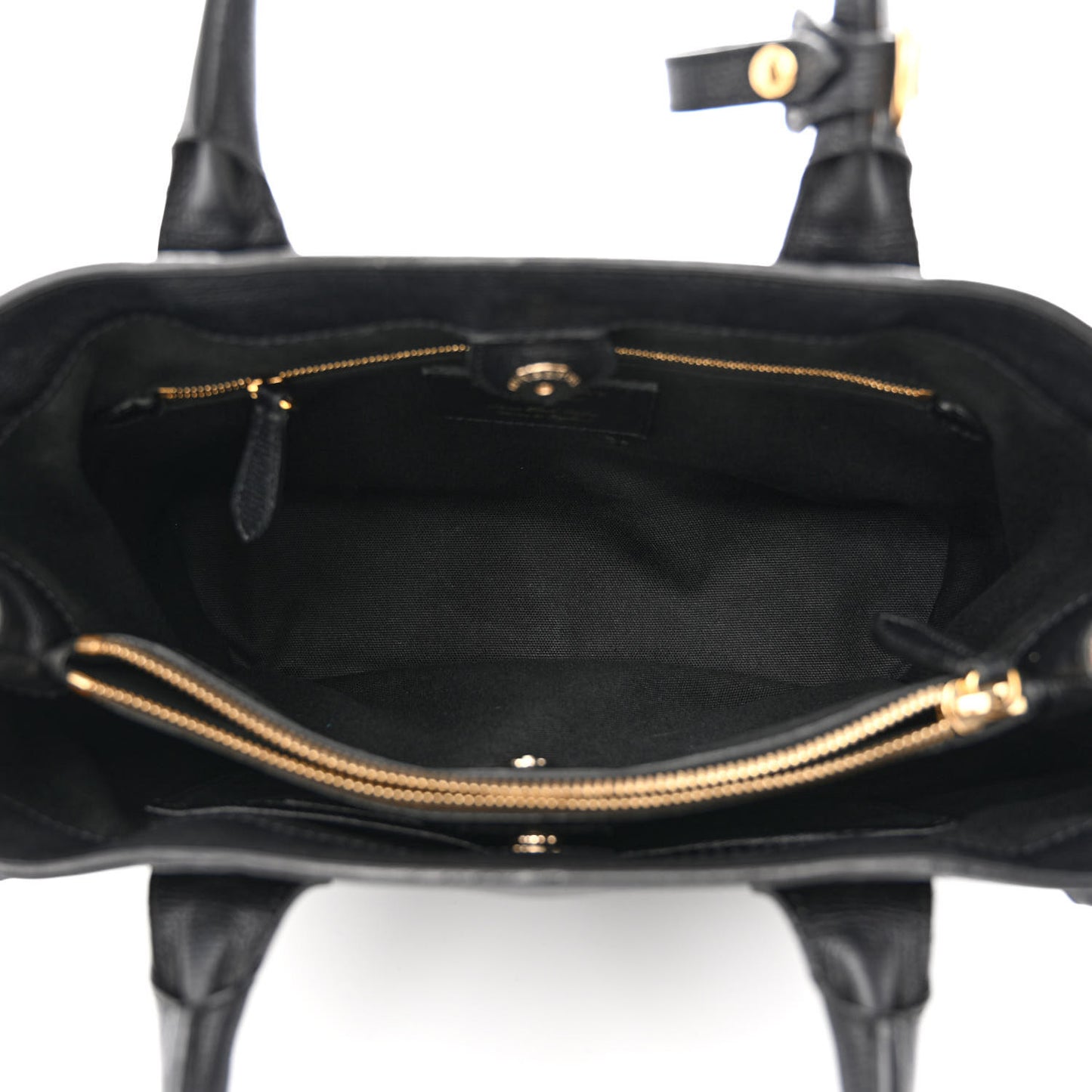 Derby Calfskin House Check Medium Banner Tote Black