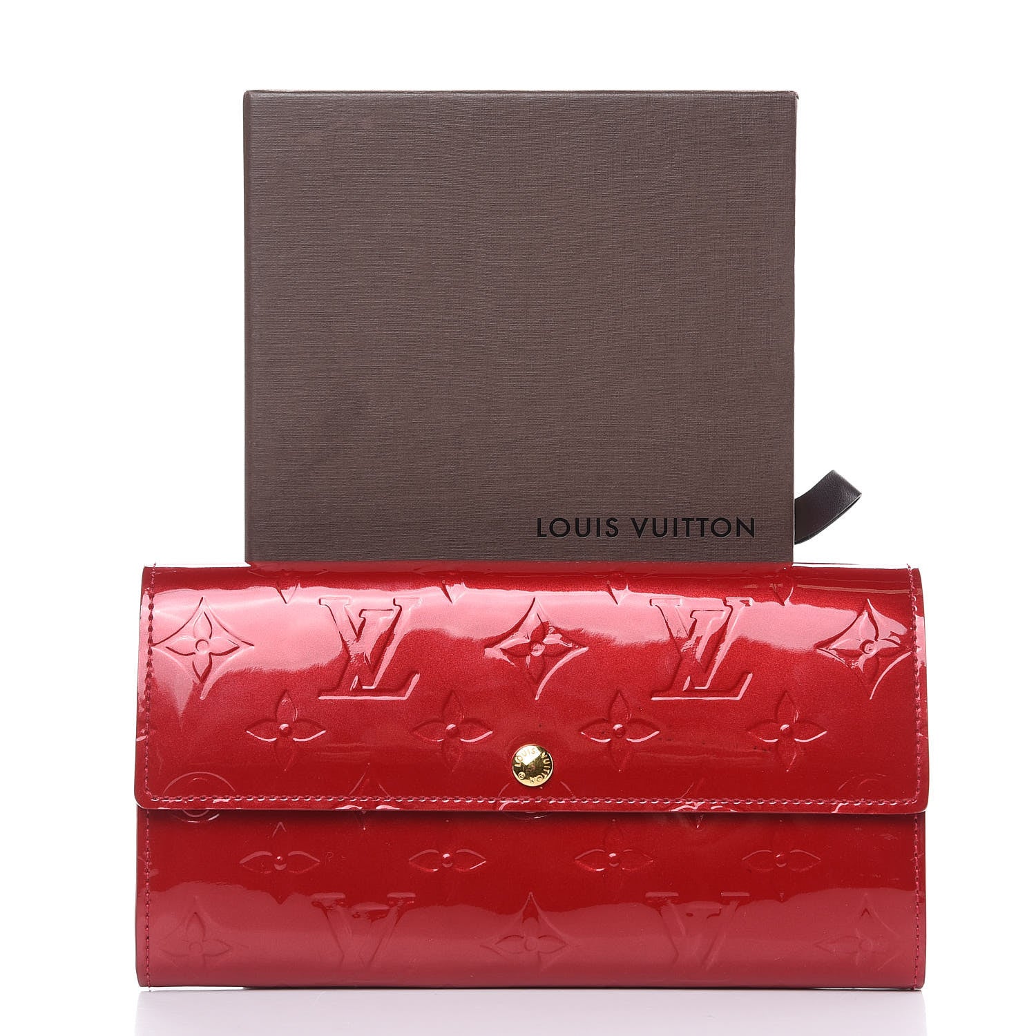 Louis Vuitton Vernis Sarah Wallet Pomme D'Amour 11 of 11