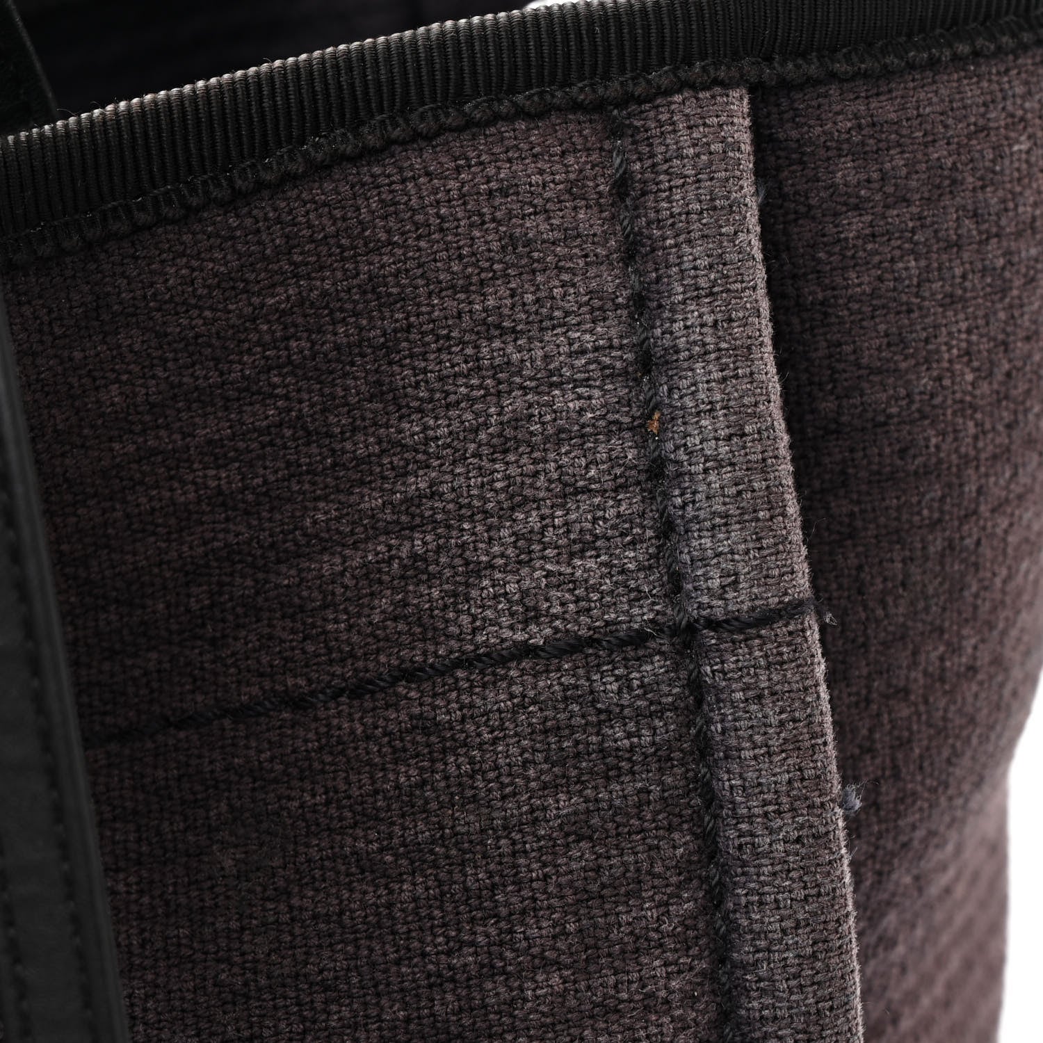 Chanel Mixed Fibers Calfskin Small Deauville Tote Black 17 of 17