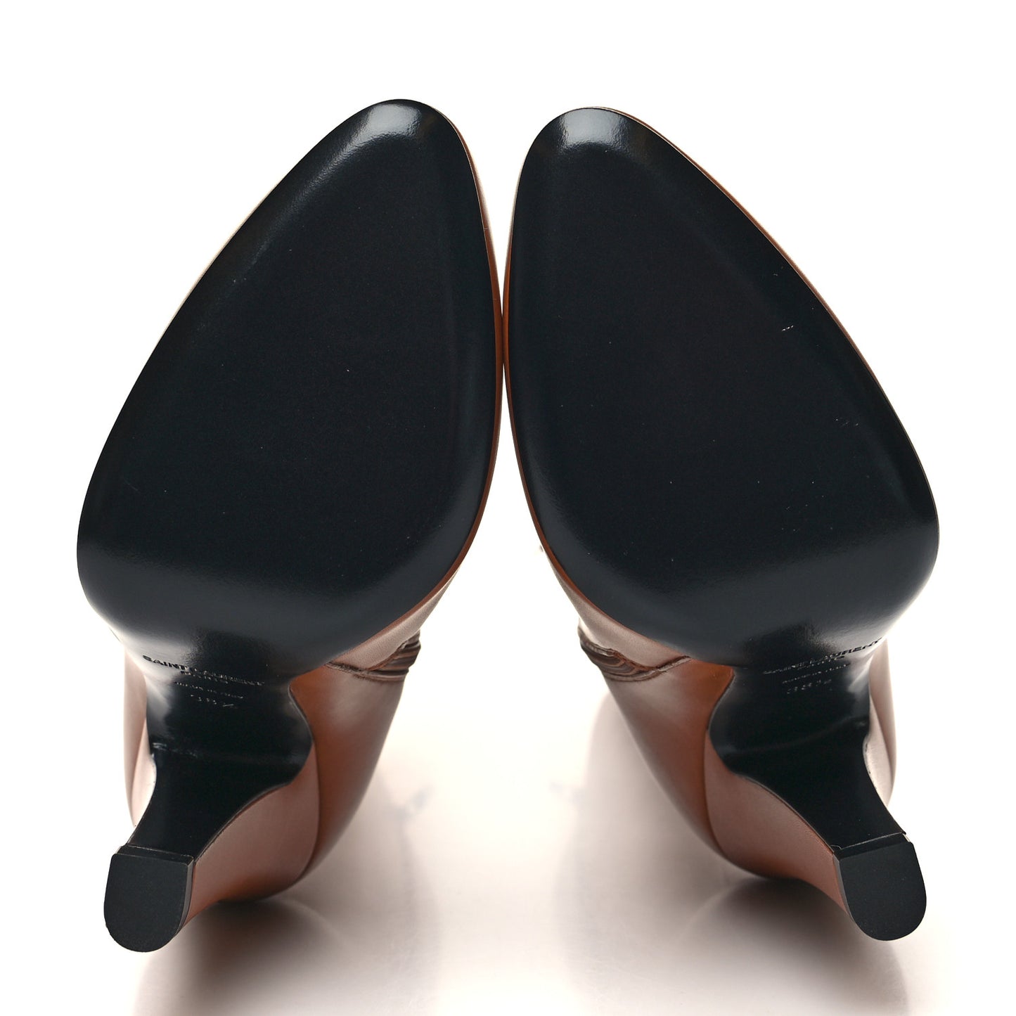 Smooth Calfskin 68 Knee High Boots 38.5 Cuoi