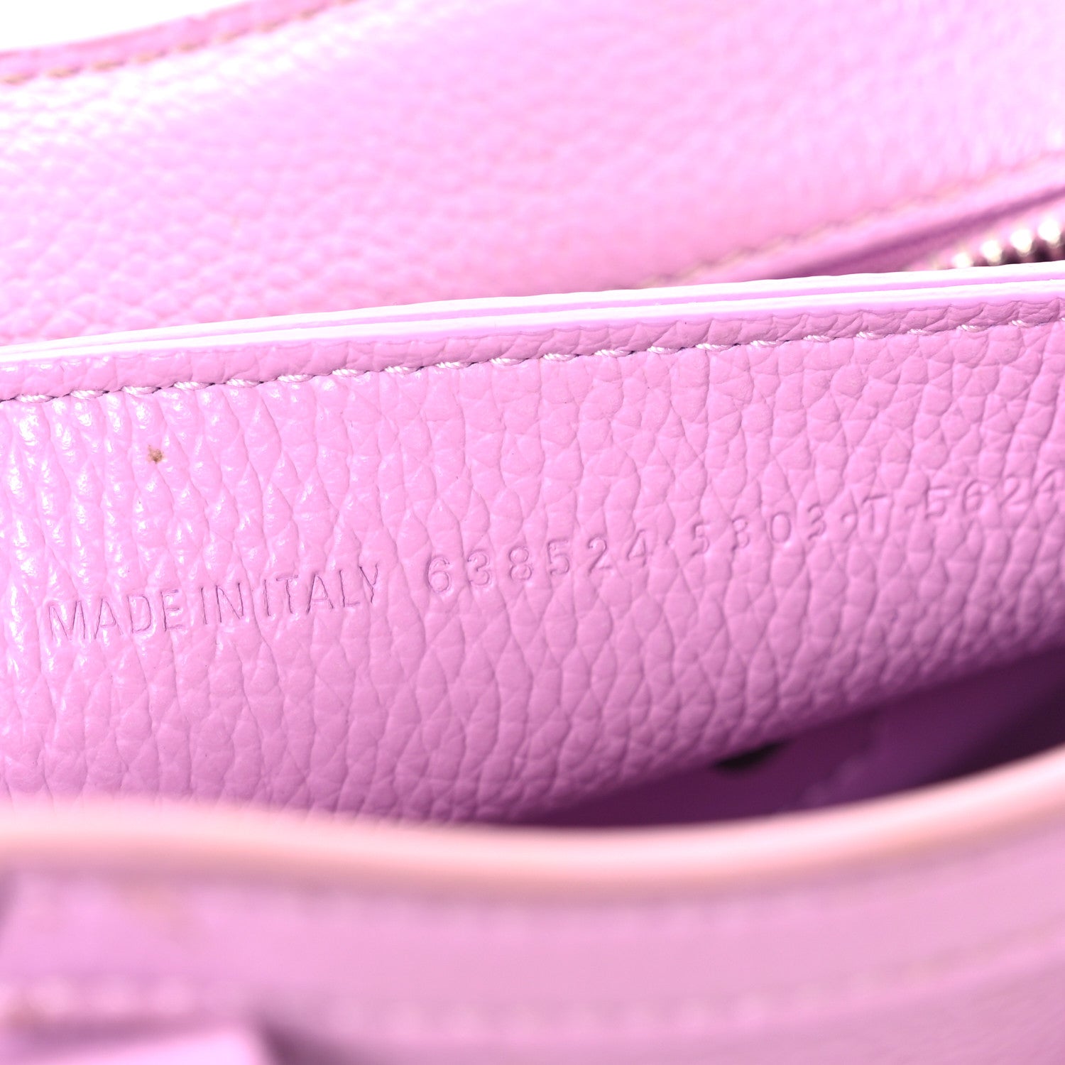 Balenciaga Grained Calfskin Neo Classic Silver Hardware Mini City Lilac 7 of 13