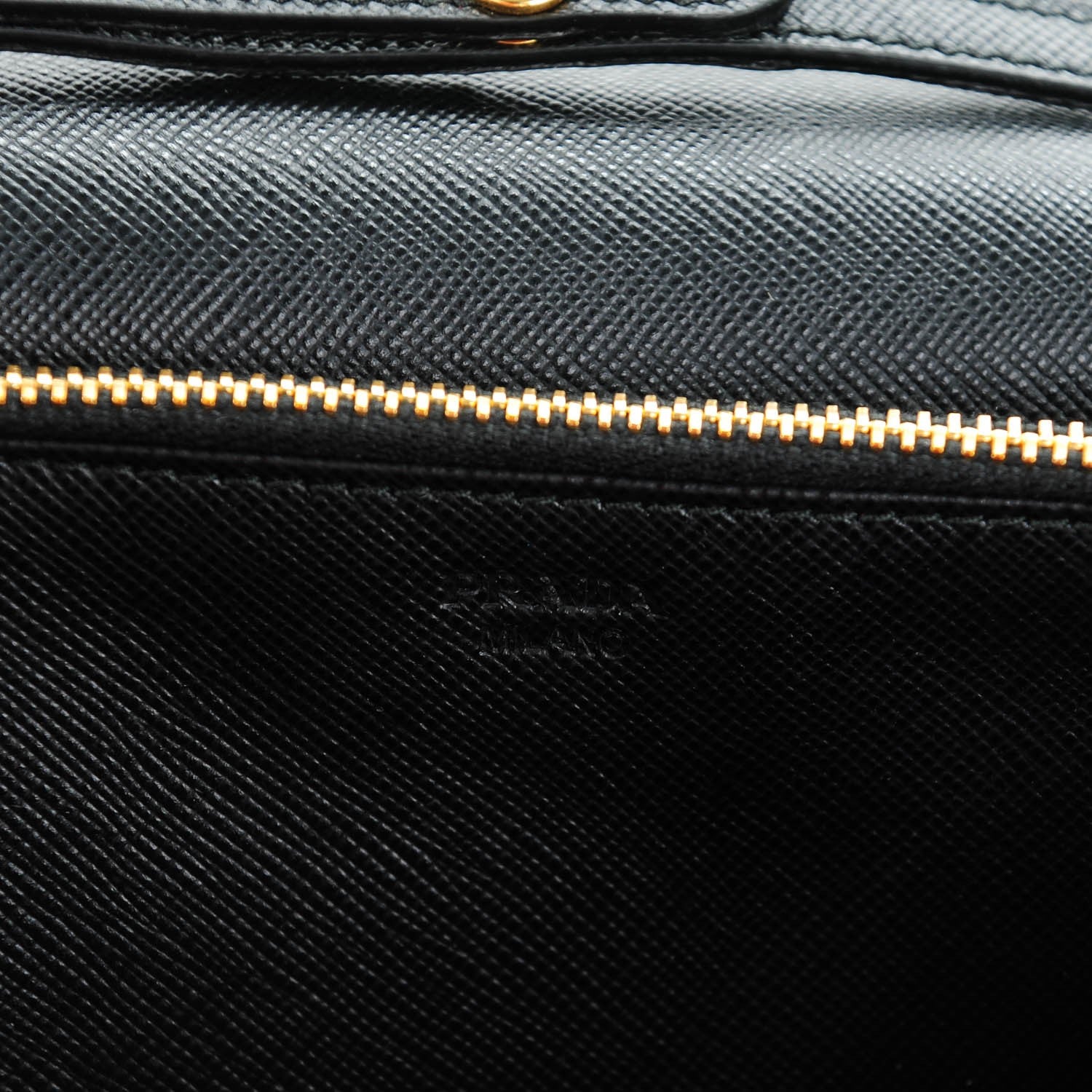 Prada Saffiano Metal Flap Wallet Nero Black 7 of 8