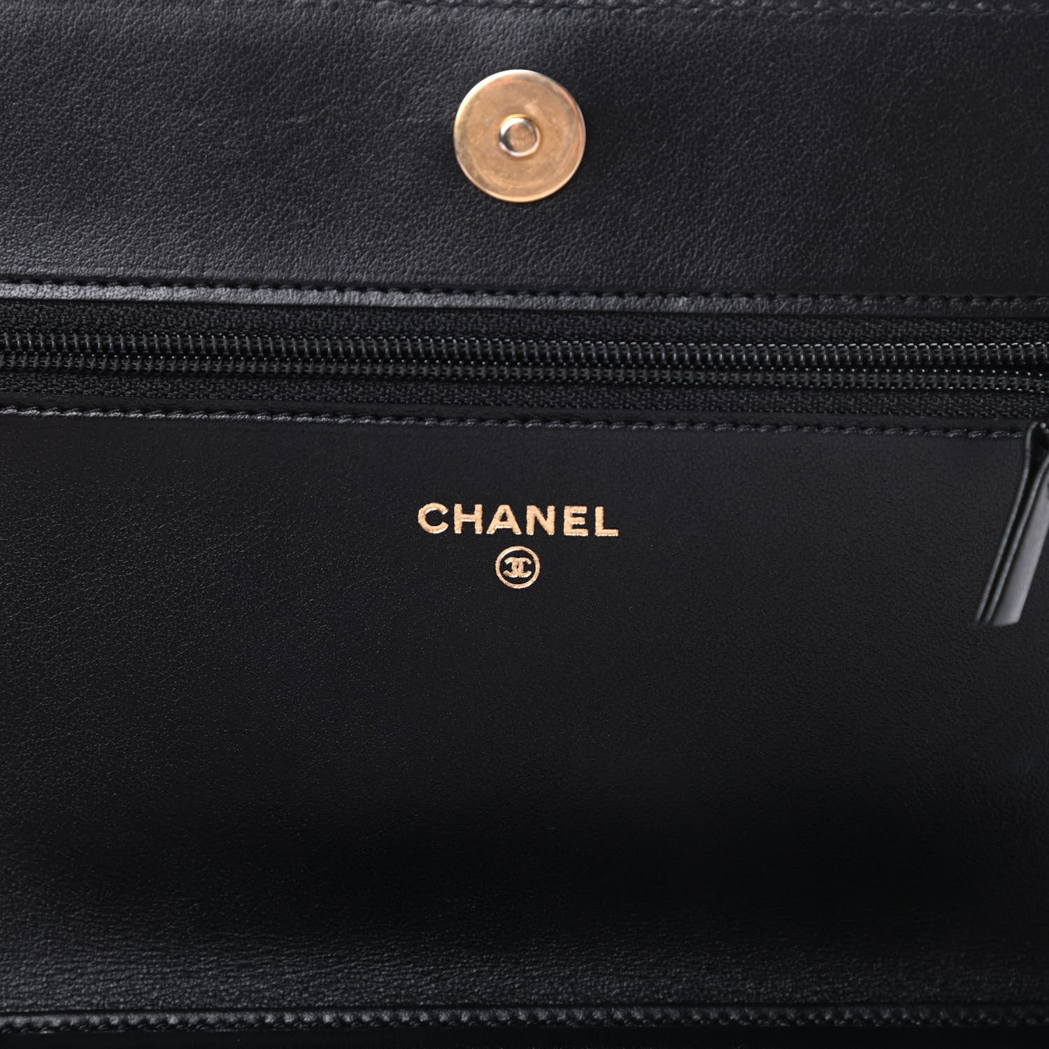 Chanel Caviar Quilted Boy Wallet On Chain WOC Black 6 of 13