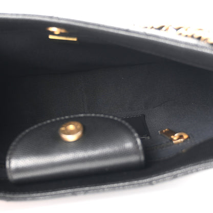 Chanel Caviar Quilted Triple Chain Hobo Black 5 of 10