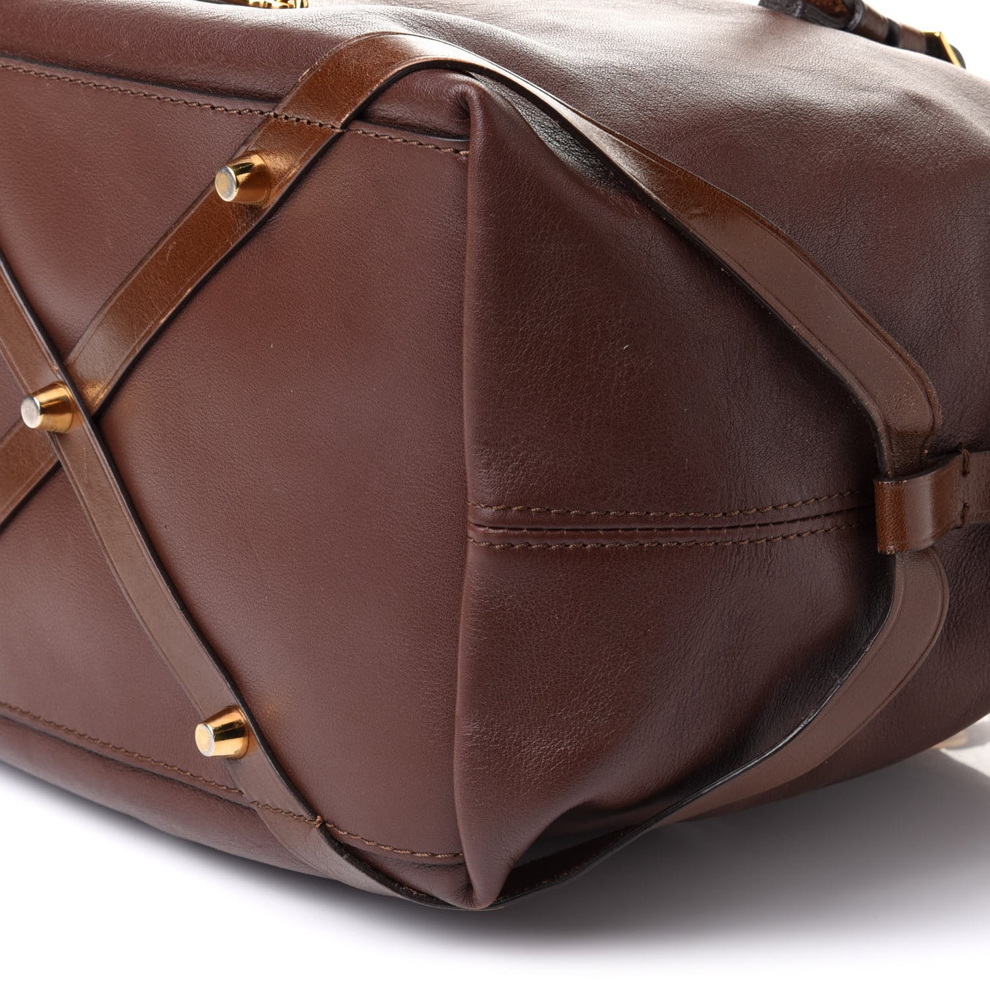 Calfskin House Check Small Salisbury Tote Brown