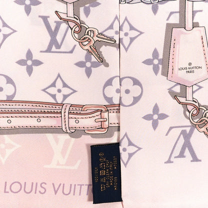 Louis Vuitton Silk Monogram Confidential Bandeau Light Pink 4 of 4