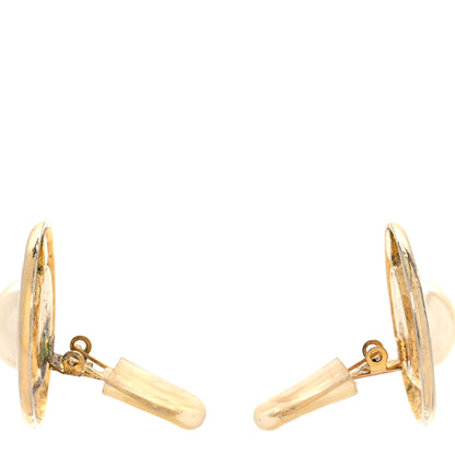 Chanel Pearl Rue Cambon Clip On Earrings Gold 3 of 5