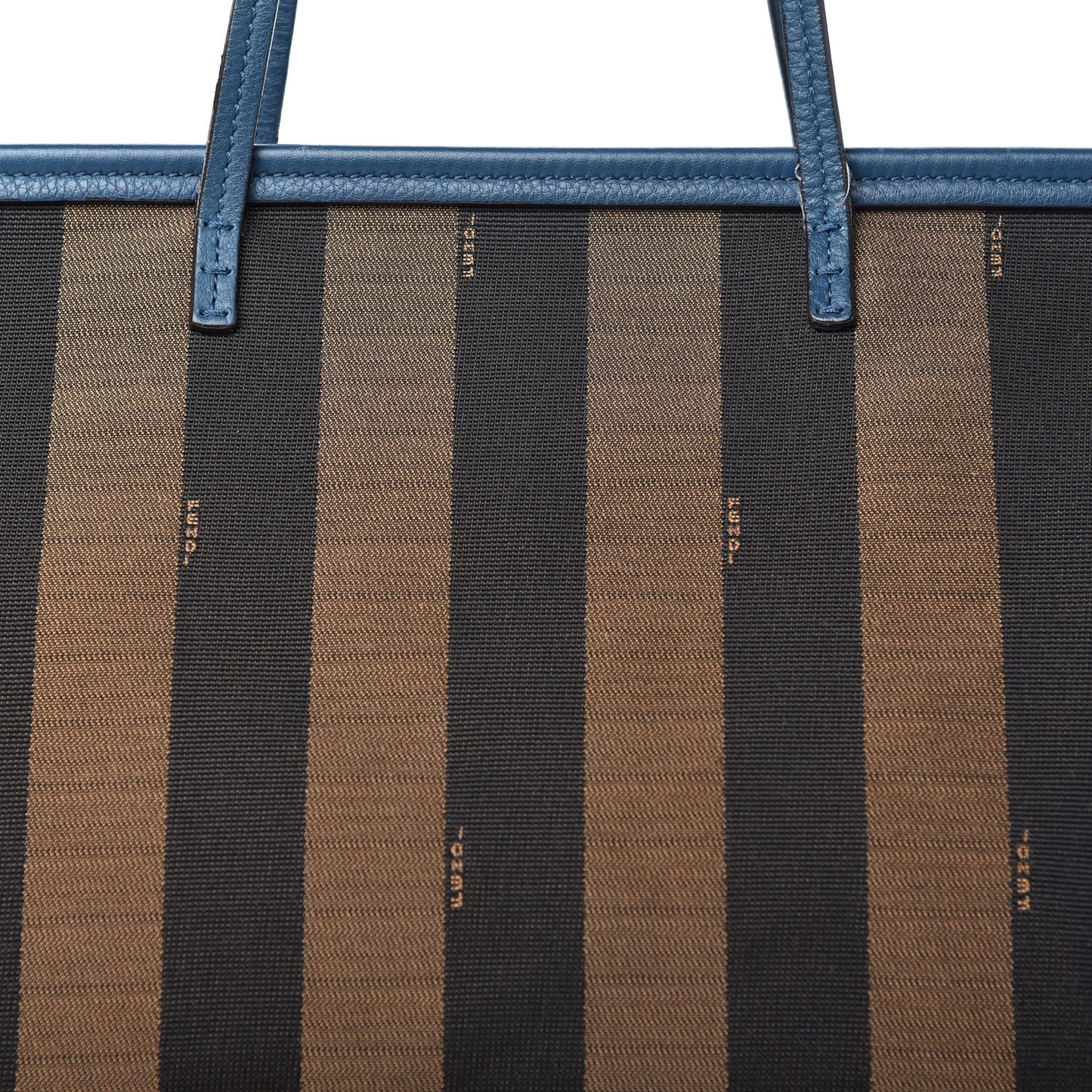 Pequin Vitello Medium Roll Tote Tobacco Petrolio