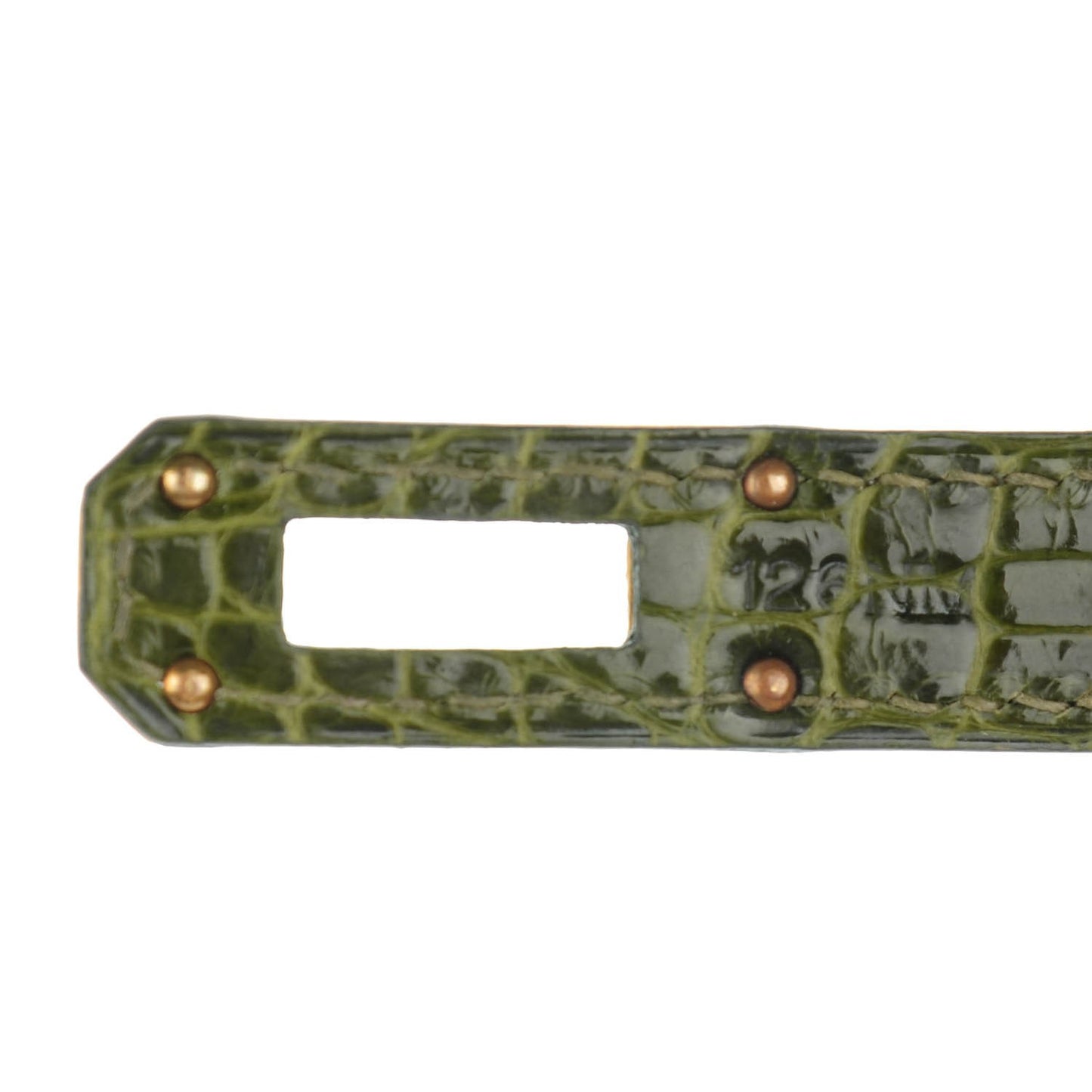 Shiny Alligator Kelly Longue Wallet Vert Veronese