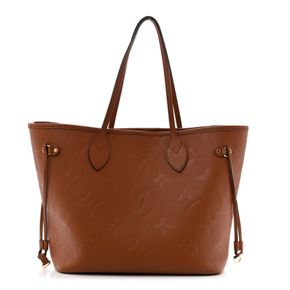 Louis Vuitton Empreinte Monogram Giant Neverfull MM Cognac 1 of 9