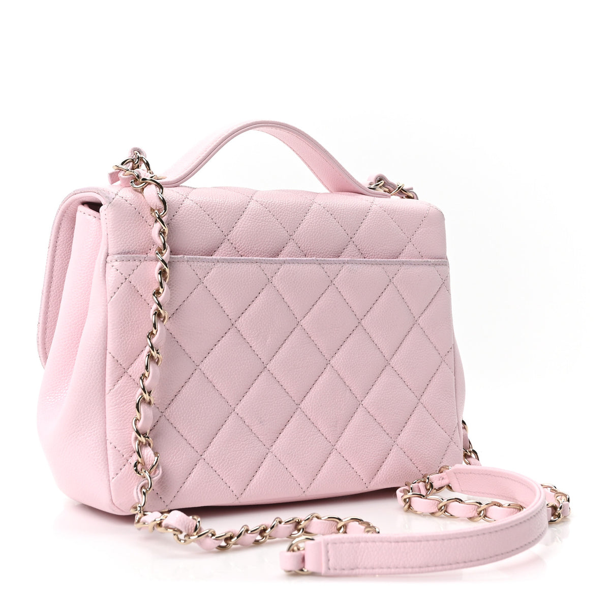 Chanel Caviar Quilted Medium Business Affinity Flap Light Pink 3 of 10