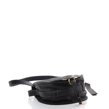 Chloe Calfskin Mini Marcie Round Crossbody Bag Black 4 of 8