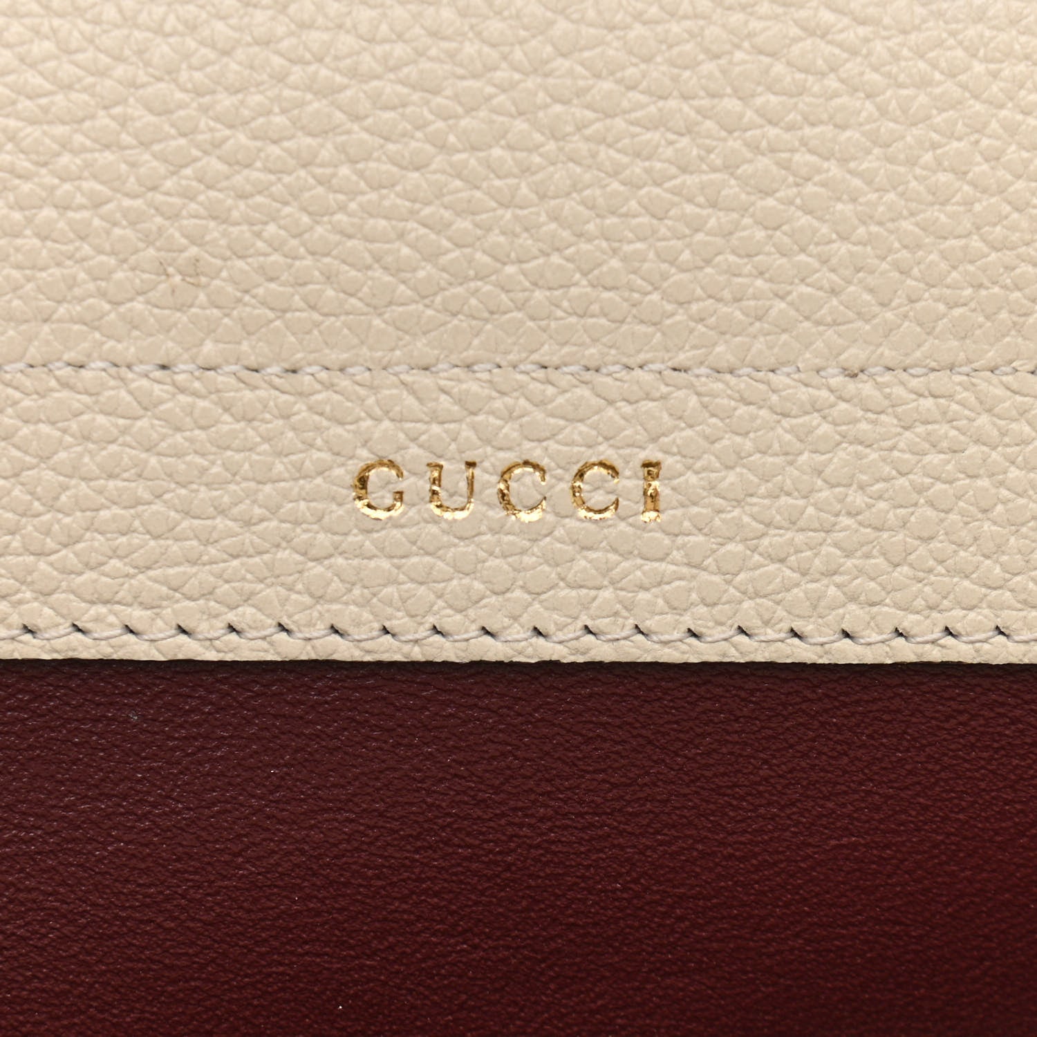 Gucci Grainy Calfskin Medium Zumi Top Handle Bag Mystic White 6 of 11
