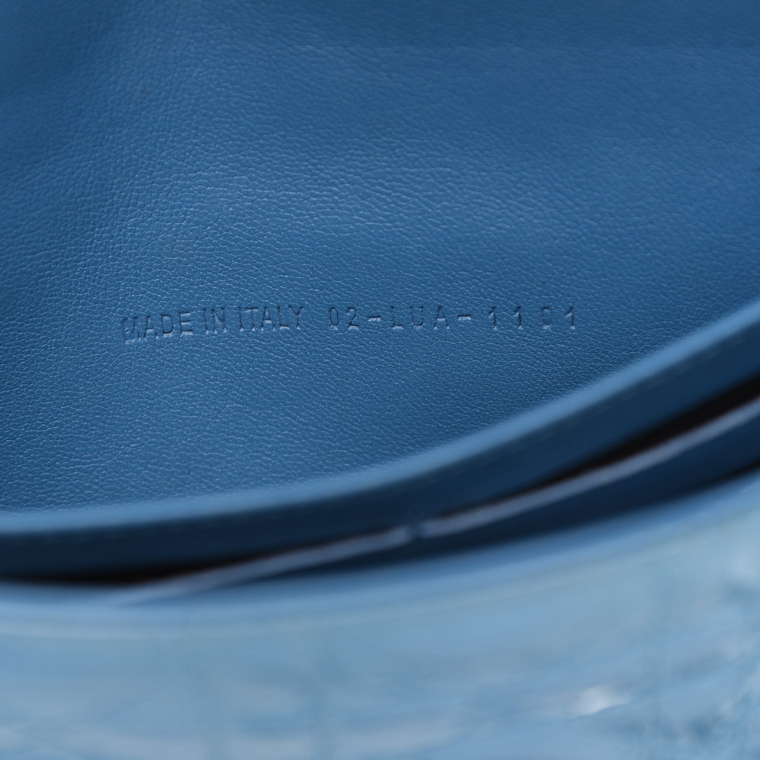 Christian Dior Patent Cannage New Lock Pouch Blue 7 of 10