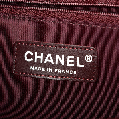 Chanel Patent Lambskin Medium Chocolate Bar Flap Black Bordeaux 8 of 11