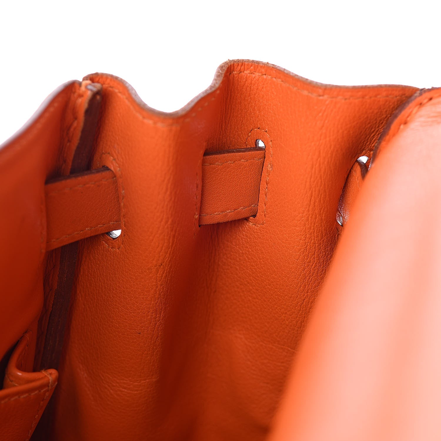 Hermes Swift Kelly Retourne 32 Orange 8 of 38