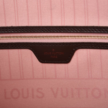 Louis Vuitton Damier Ebene Neo Neverfull MM Rose Ballerine 14 of 20