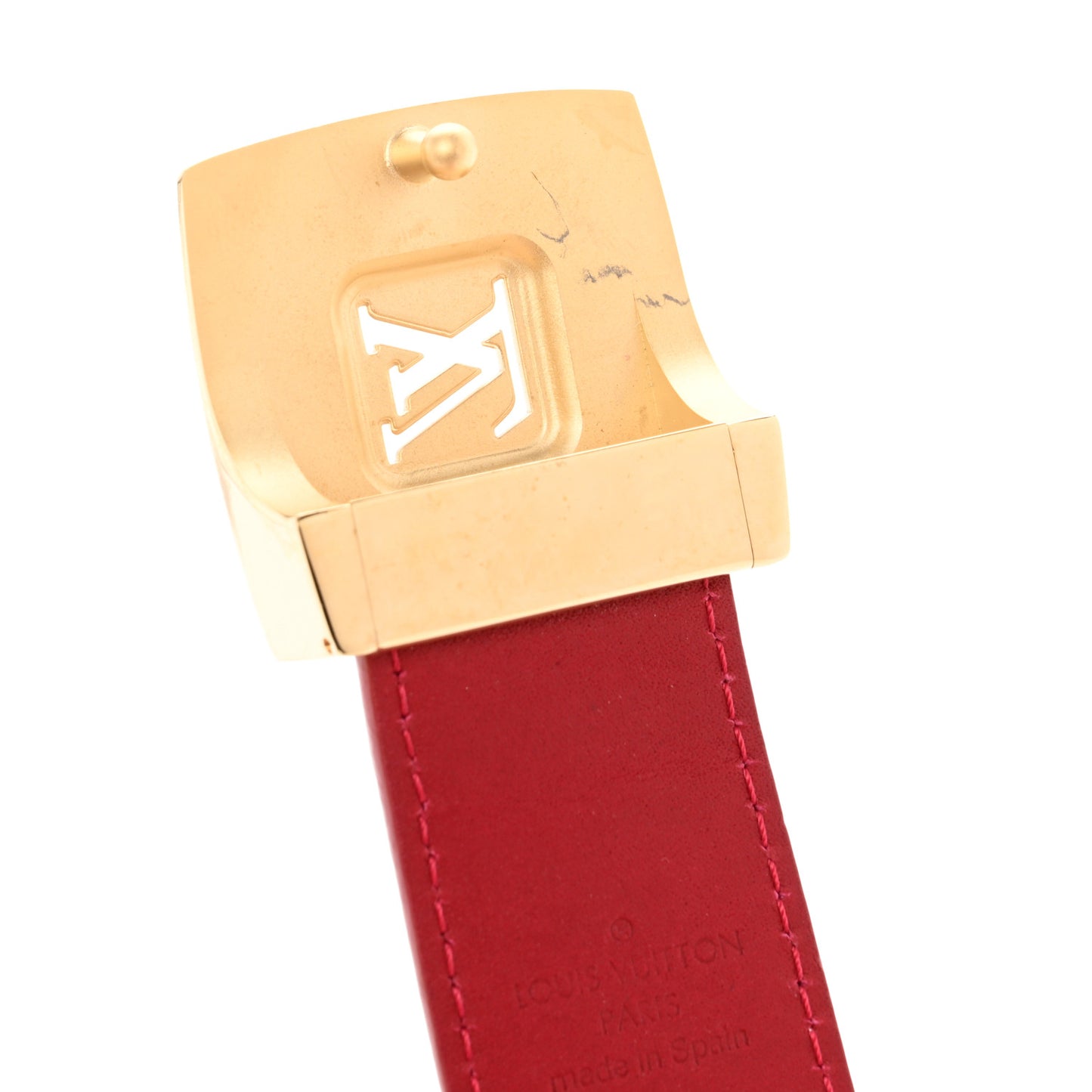 Monogram Multicolor LV Cut Reversible Belt 80 32 White Grenade