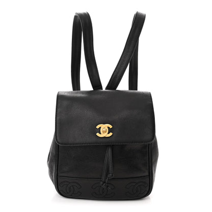 Chanel Caviar CC Backpack Black 1 of 12