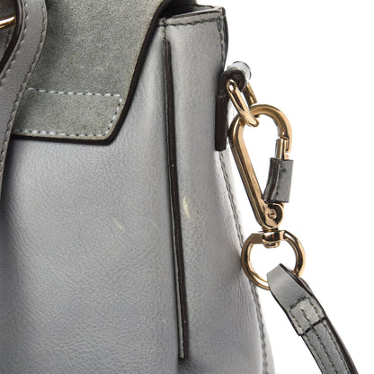 Chloe Suede Calfskin Mini Faye Backpack Airy Grey 12 of 14