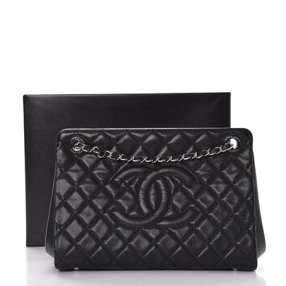 Chanel Caviar Quilted Timeless CC Shopping Tote Black 8 of 8