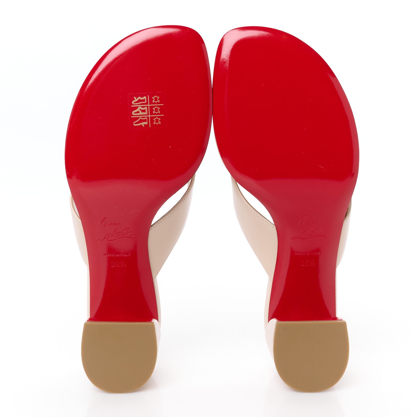 Calfskin Janetonga 55 Thong Sandals 42 Dark Carmine 38.5 Leche